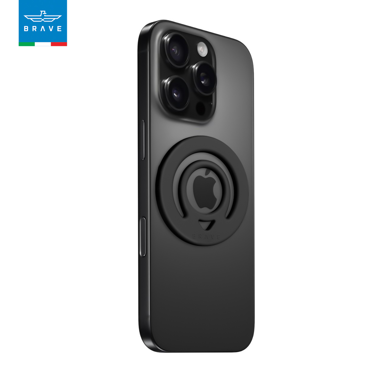 BRAVE Grip Magnetic Finger Ring Holder - Black