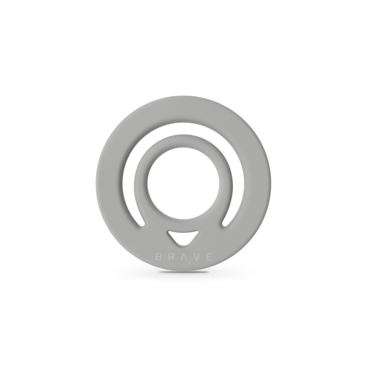BRAVE Grip Magnetic Finger Ring Holder - Grey