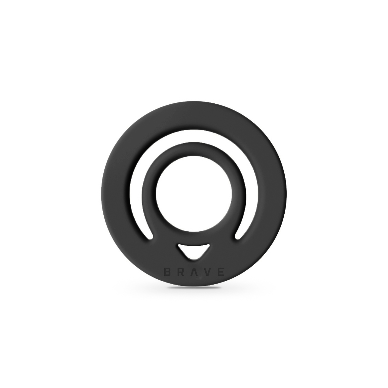 BRAVE Grip Magnetic Finger Ring Holder - Dark Grey