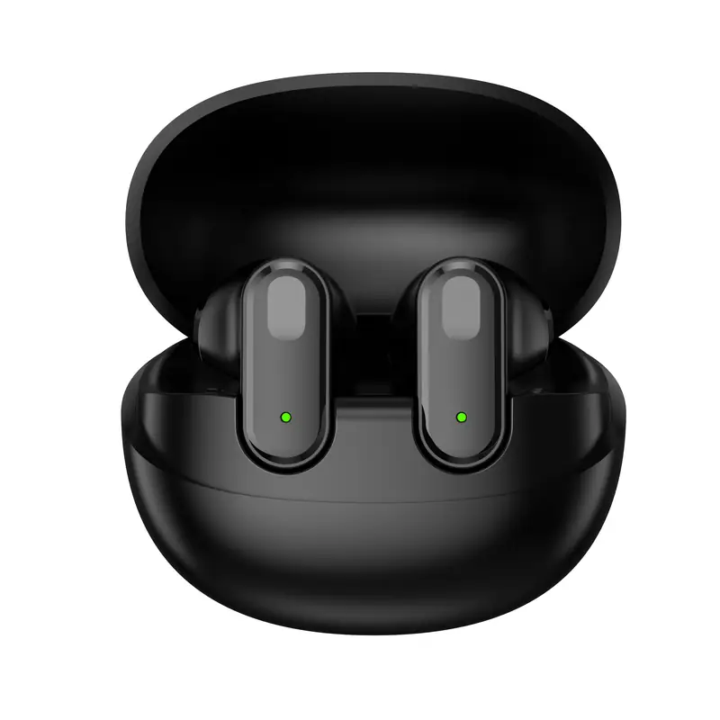 Brave E-35 NanoPods TWS Earbuds Bluetooth 6.0, 13mm Deep Bass, 18H Playtime, Touch Control Wireless Earphones - Black