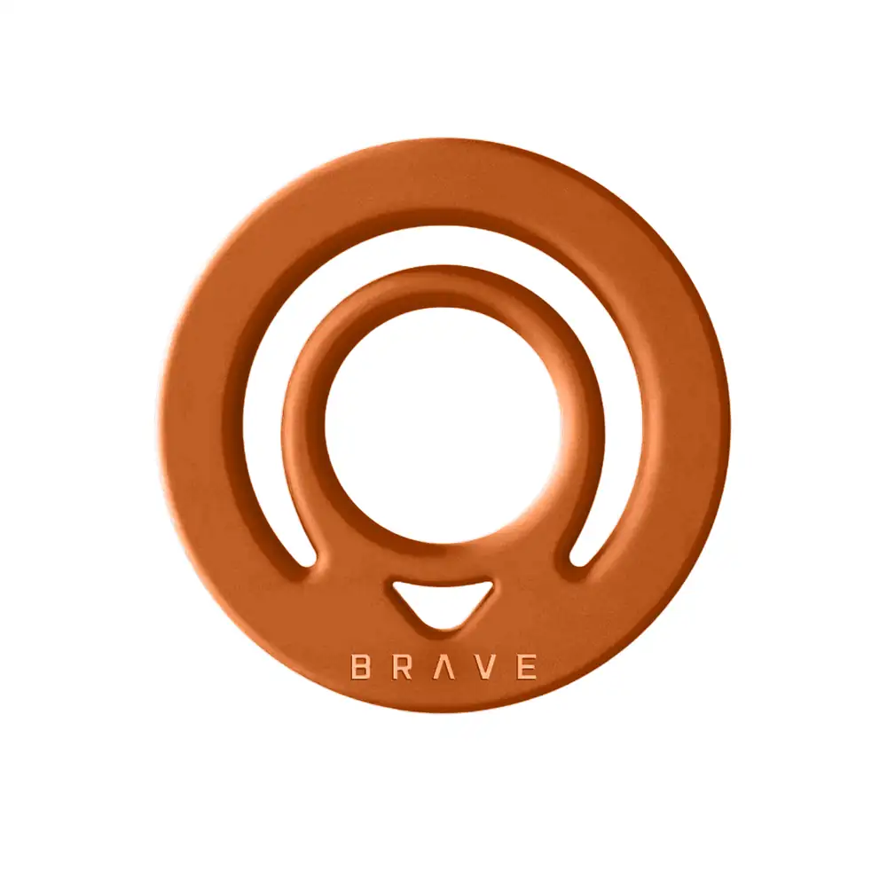 BRAVE Grip Magnetic Finger Ring Holder BG-03 - Orange
