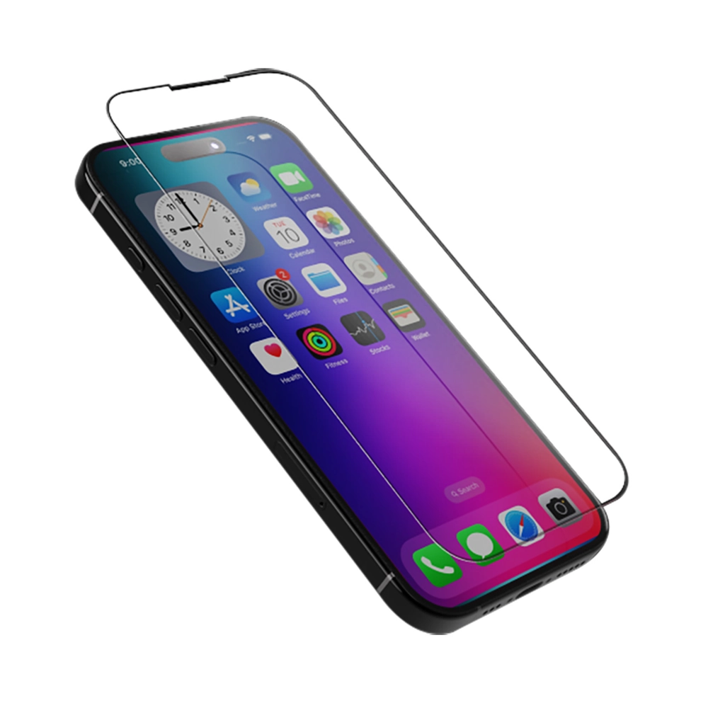 BRAVE iPhone 17 Pro Max HD Tempered Glass Screen Protector – 9H Hardness, Full Coverage, Anti-Fingerprint, Bubble-Free, Case Friendly - Clear