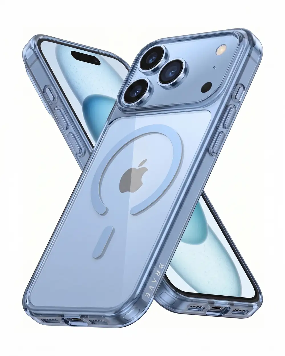 BRAVE Guard iPhone 18 Pro Max Protective Case with MagSafe, 15ft Military-Grade Drop Protection, Anti-Scratch, Anti-Yellowing - Blue