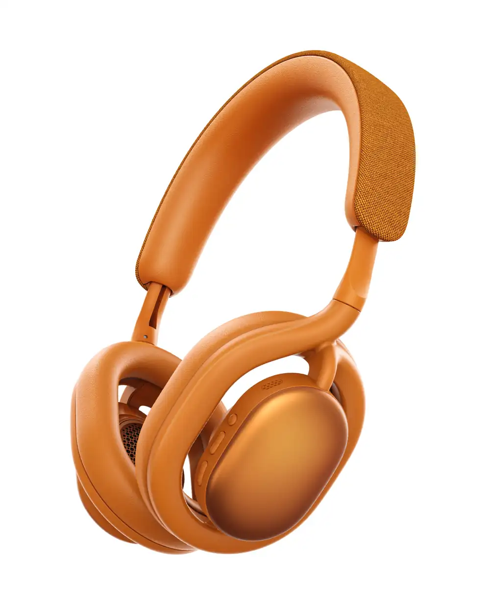 BRAVE Element X Wireless Over-Ear Headphones Bluetooth 6.0, 40mm Dynamic Drivers, Open-Back Audio, Mic, Type-C Charging - BWH-02 - Orange
