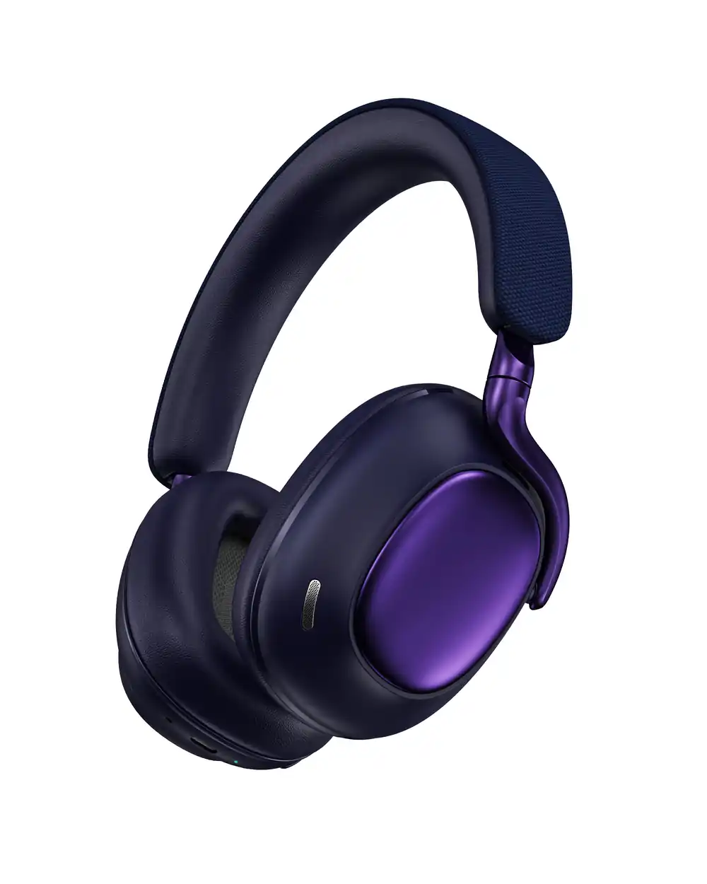 BRAVE Element Pro Wireless Over-Ear Headphones Bluetooth 6.0 ANC, 40mm Hi-Res Audio, 80H Playtime, Transparency Mode, Mic - BWH-03 - Purple