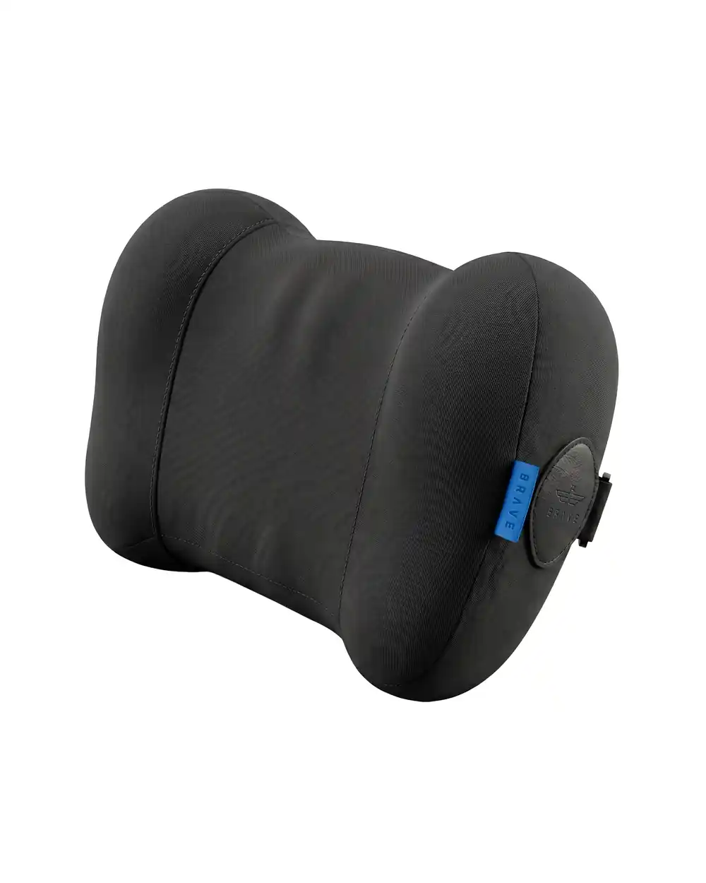 BRAVE Car Headrest Pillow With Memory Foam, Ergonomic Neck Support, Adjustable Strap And Washable Cover BHR-01 - Black